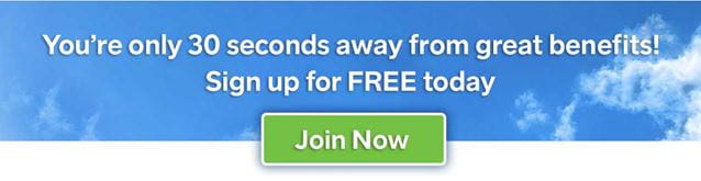 You're only 30 seconds away from great benefits! Sign-up for FREE today. Join now banner